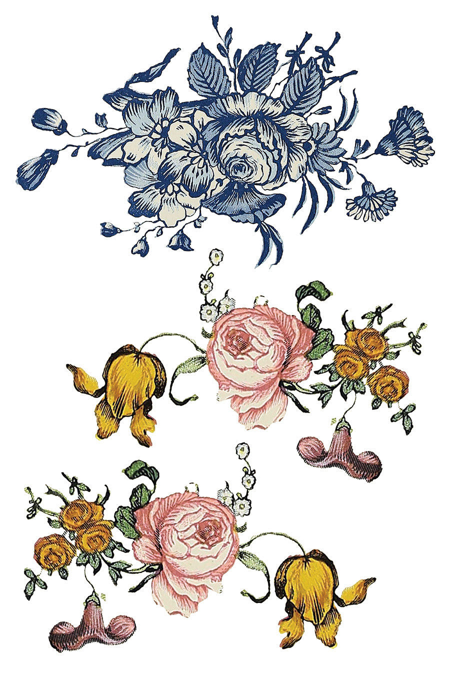 Fairytales Floral Transfers