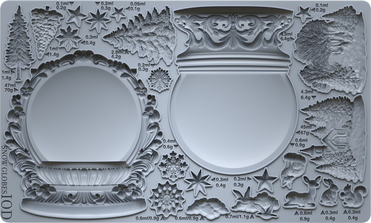 Snow Globes Mould