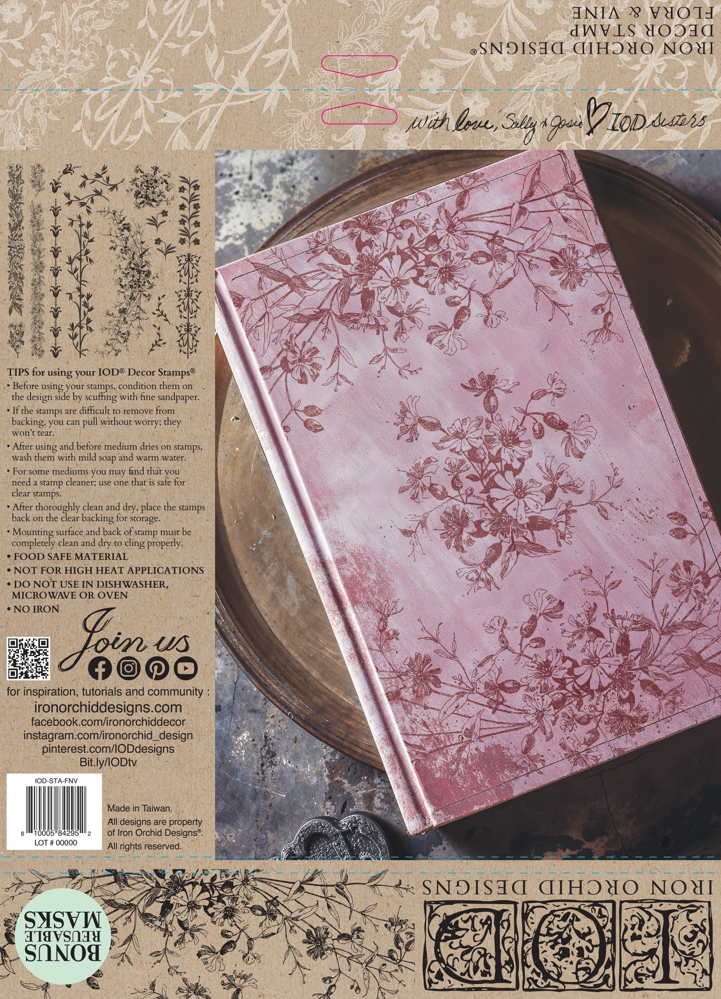 Q2 Flora and Vine Stamp