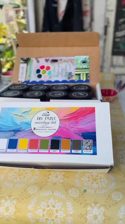 DIY Paint Sampler Box and Color mixing