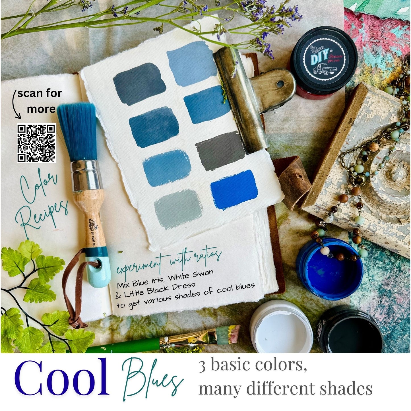 DIY Paint Sampler Box and Color mixing