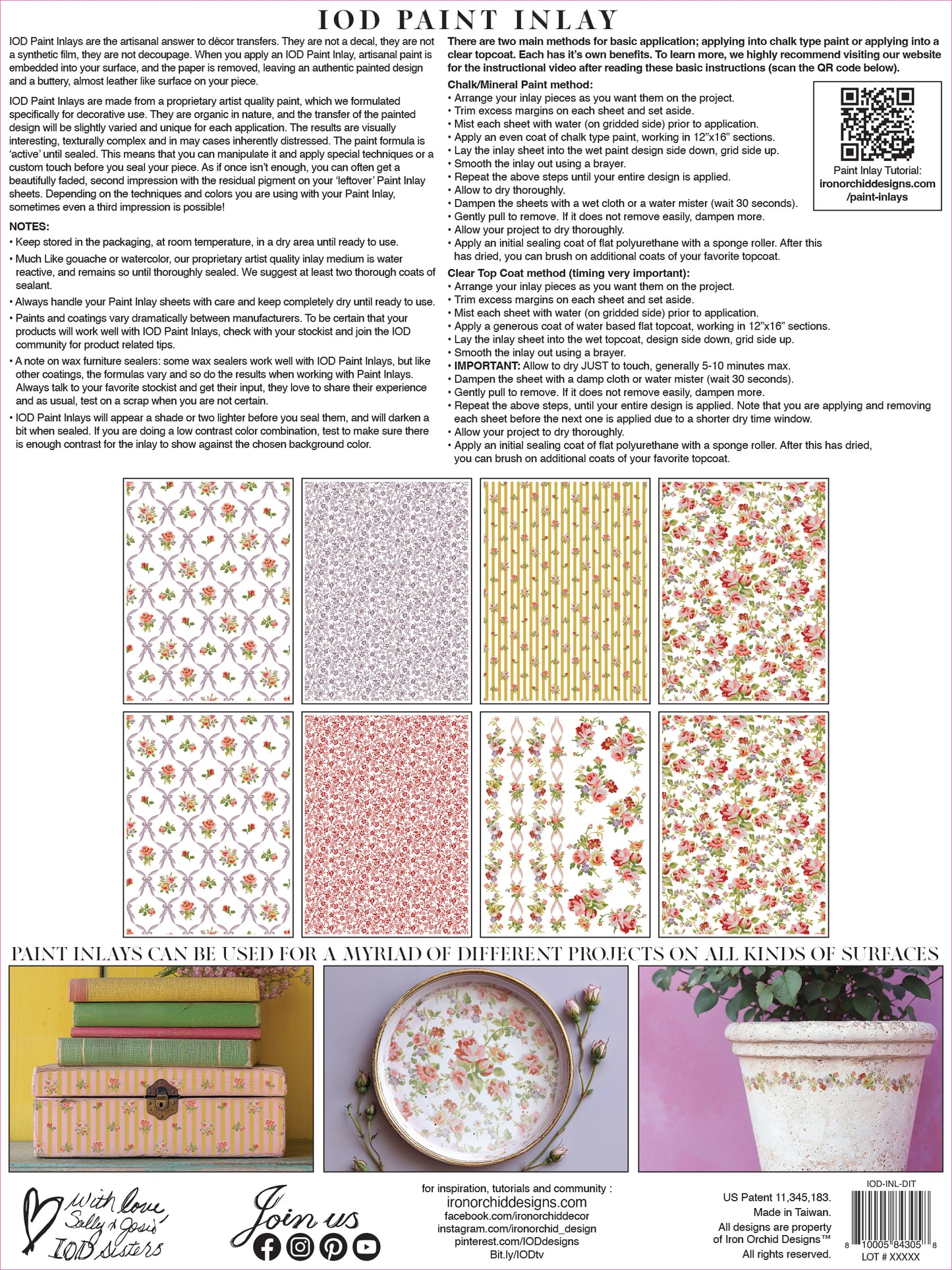 Q2 Ditsy Blooms Paint Inlay