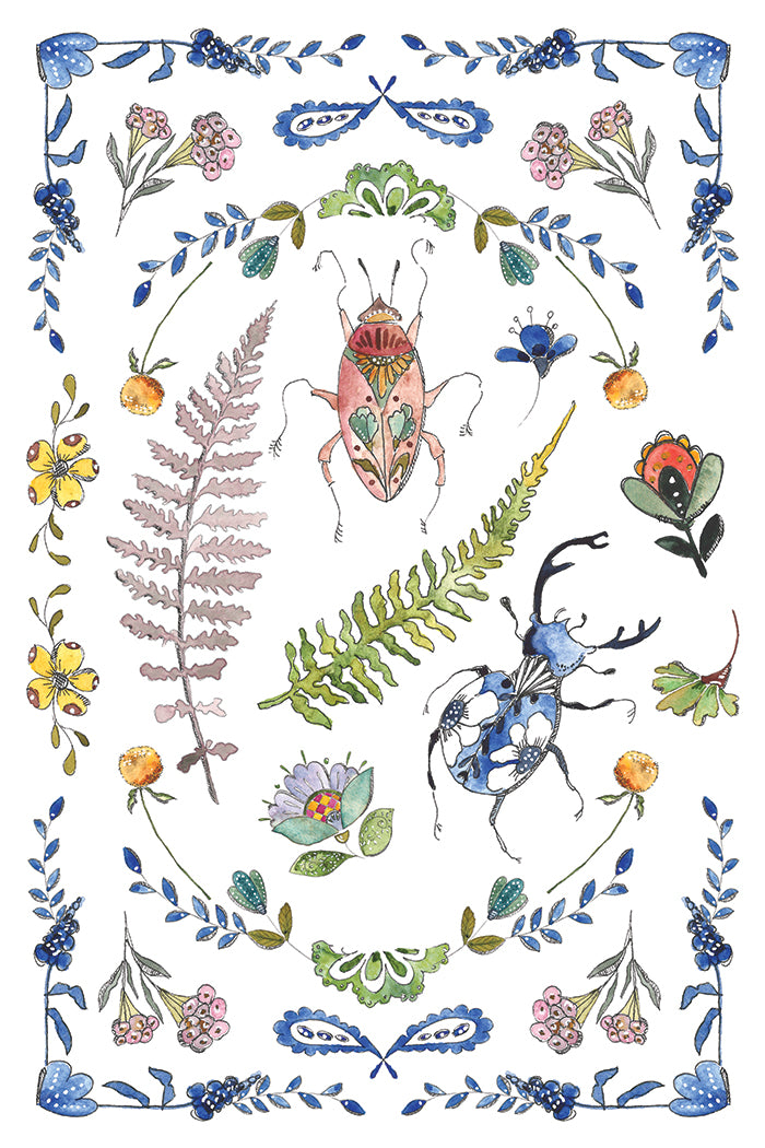 Fern Fables IOD Transfer 8;  8” x 12” pages